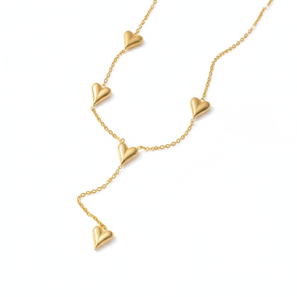 Sushee Long Heart Necklace for Women