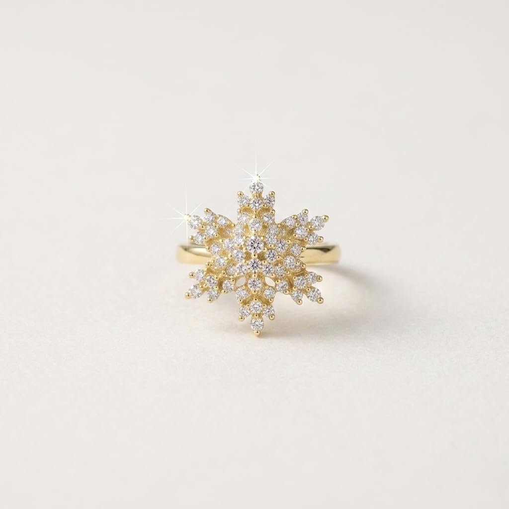 Snowflake Spin Ring