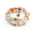 Sushee White Boho Beaded Bracelet for Women