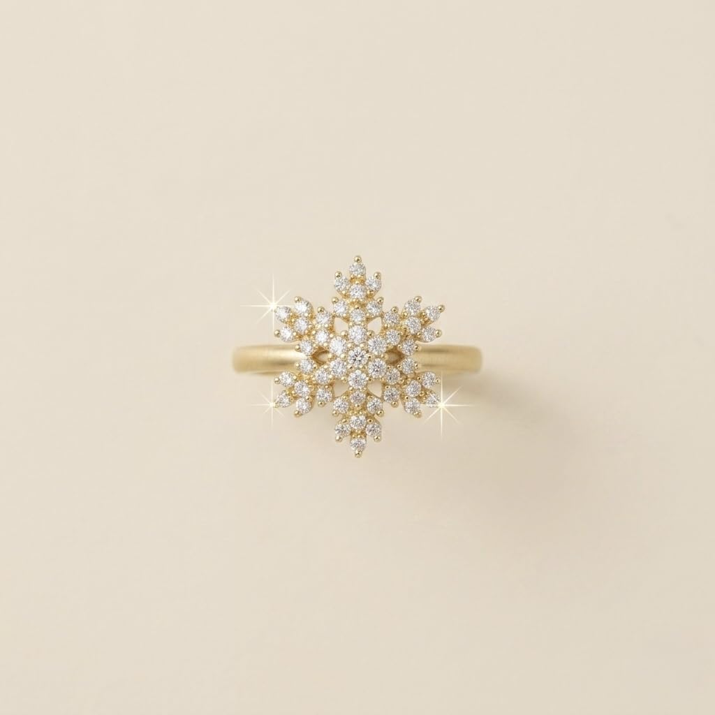 Snowflake Spin Ring
