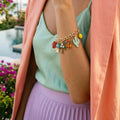 Sushee Tropical Charm Bracelet for Women