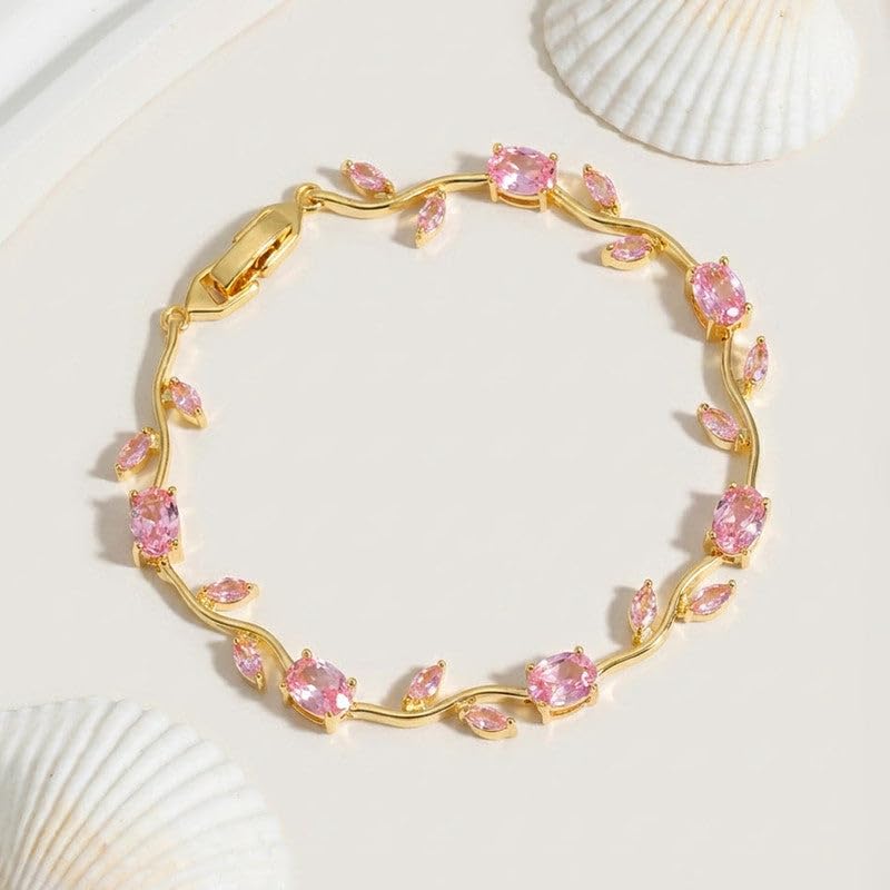 Sushee Blush Pink Tulip Bracelet