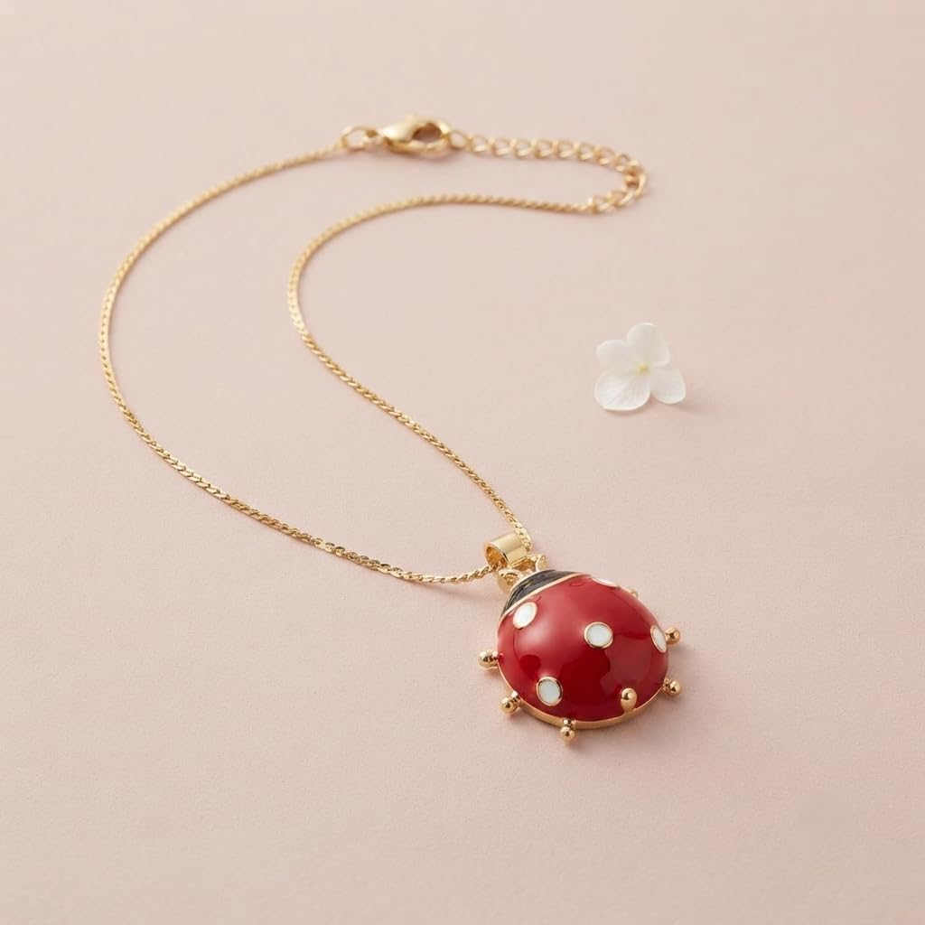 Sushee Lucky Ladybug Necklace
