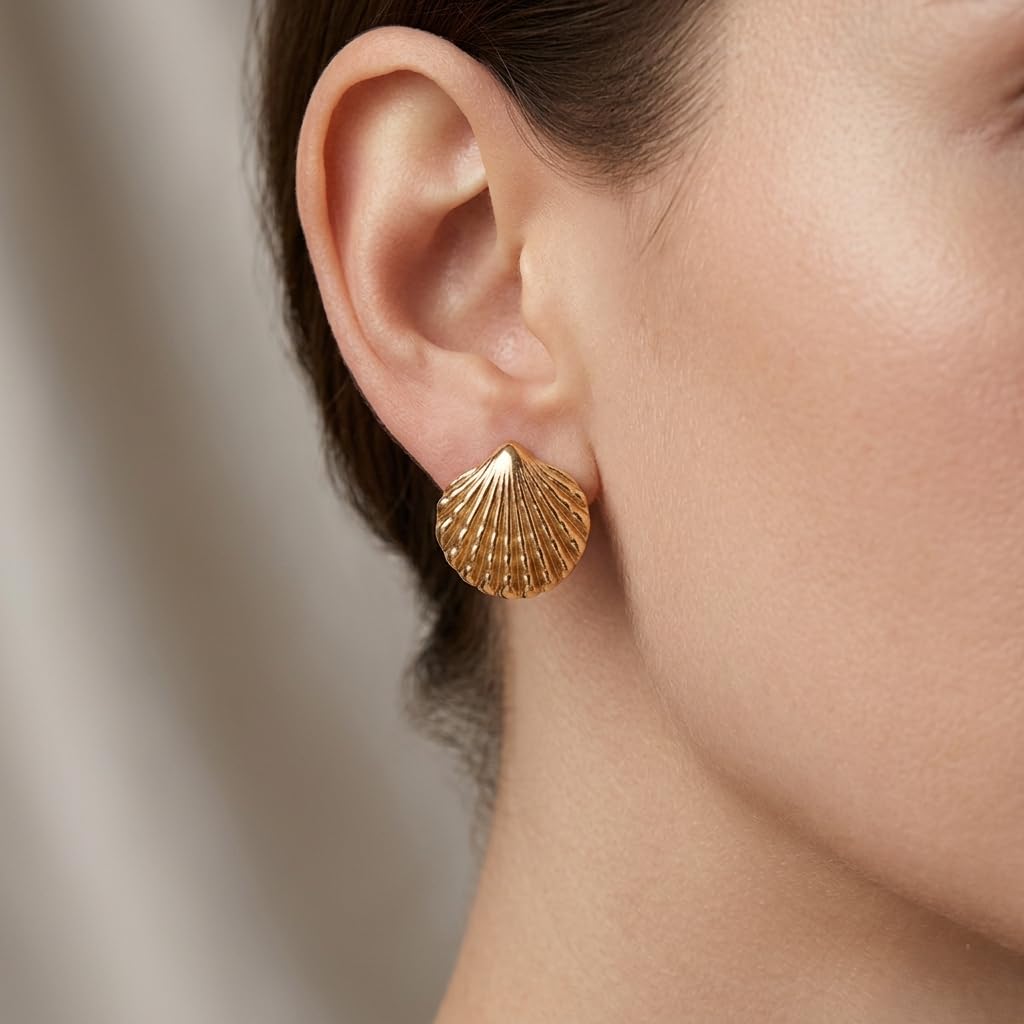 Sea Shell  Studs