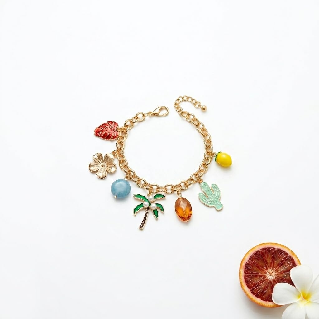 Sushee Tropical Charm Bracelet for Women