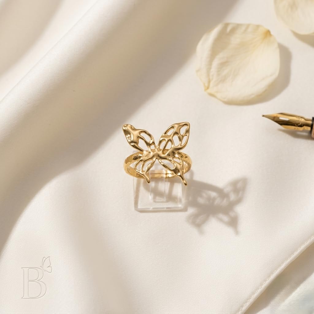 Golden Flutter Ring