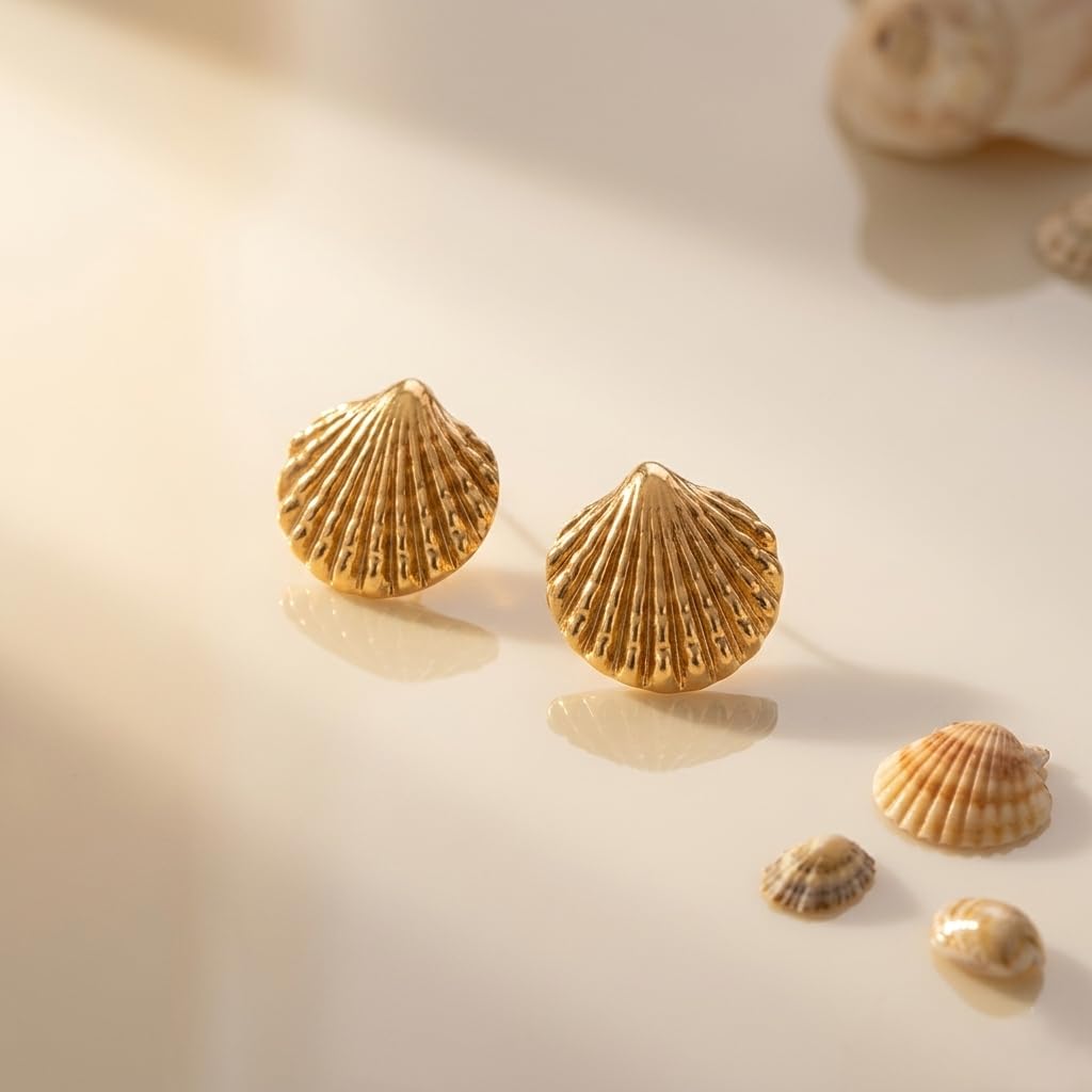 Sea Shell  Studs