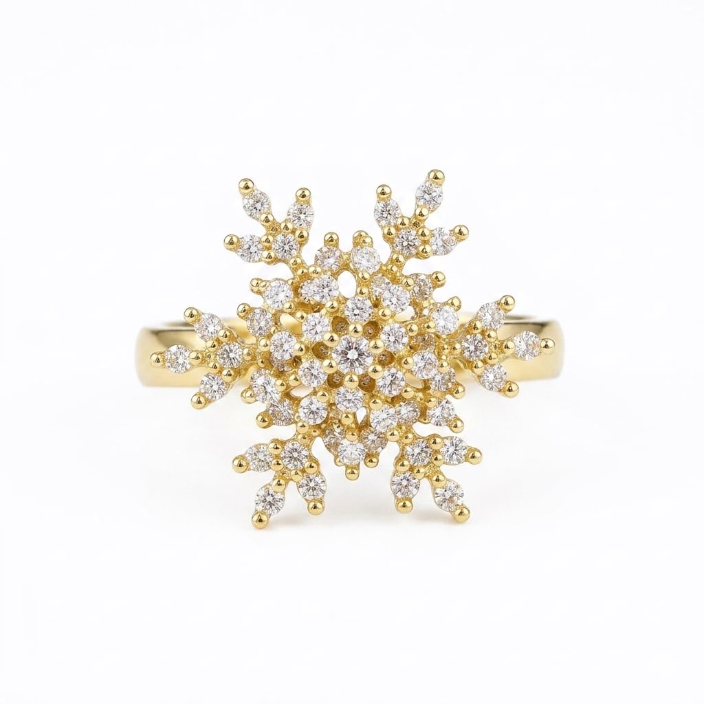 Snowflake Spin Ring