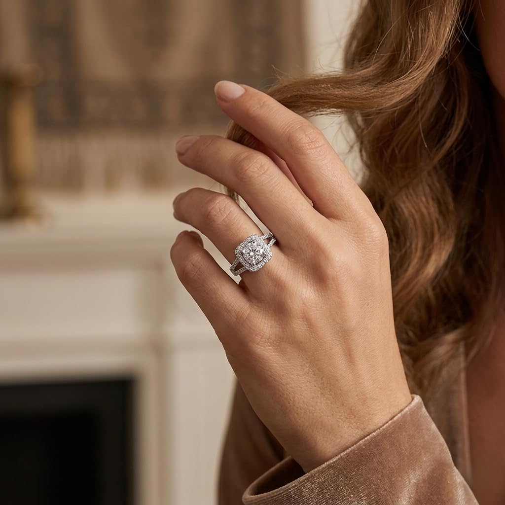 Sushee Adjustable Solitaire Ring for Women