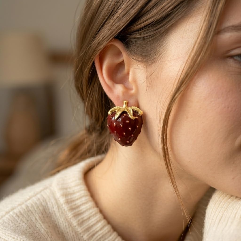 Strawbelle Studs