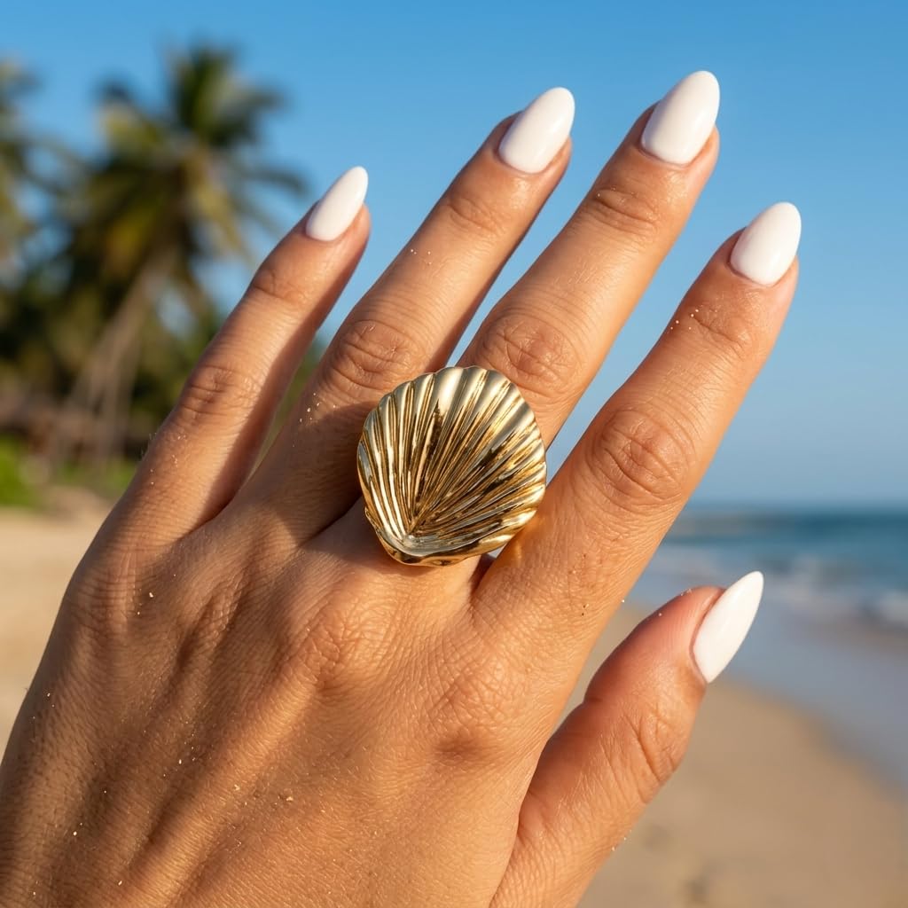 Ocean Shell Ring