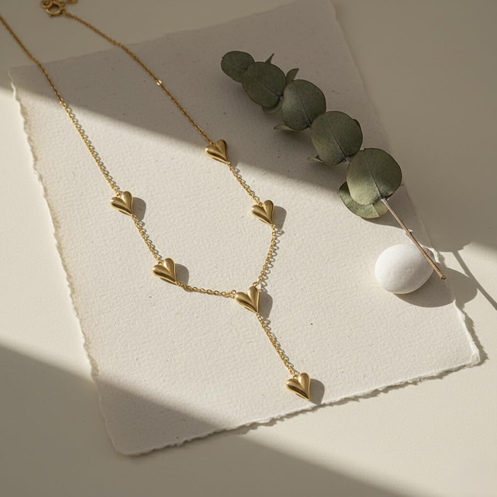 Sushee Long Heart Necklace for Women