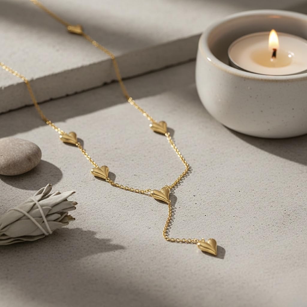 Sushee Long Heart Necklace for Women