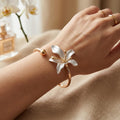 Sushee Turkish Flower Cuff Bracelet for Women