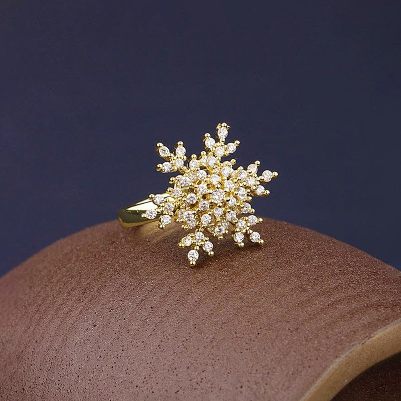 Snowflake Spin Ring