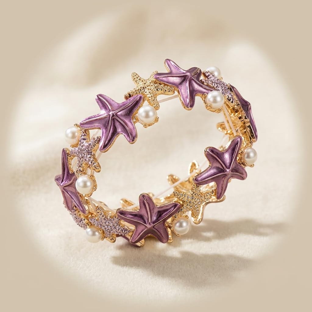 Sushee Ocean Starfish Pearl Bracelet for Women