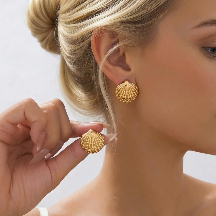 Sea Shell  Studs