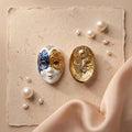 Sushee Venetian Mask Stud Earrings