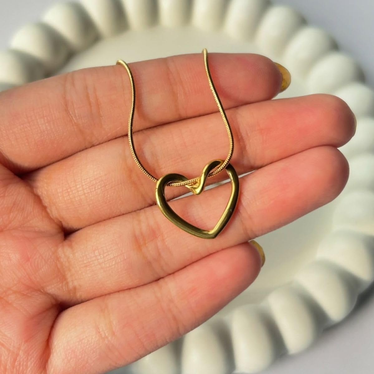 Sushee Heart Stainless Steel Pendant for Women