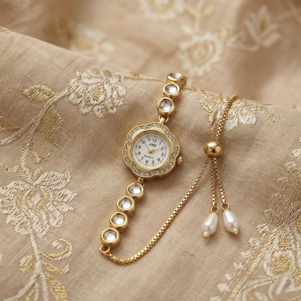 Sushee Women's Kundan Bracelet Watch
