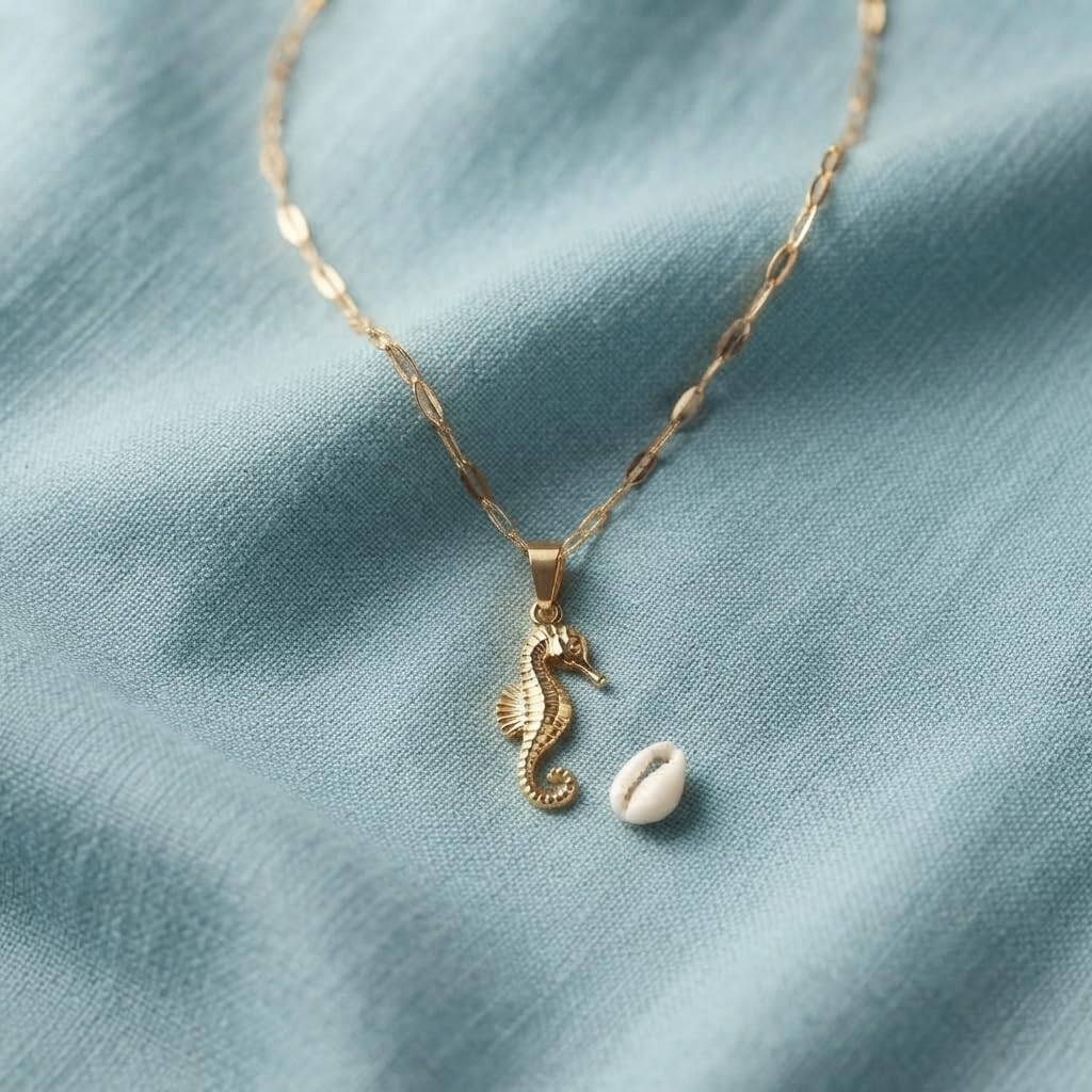 Sushee Seahorse Pendant Necklace for Women