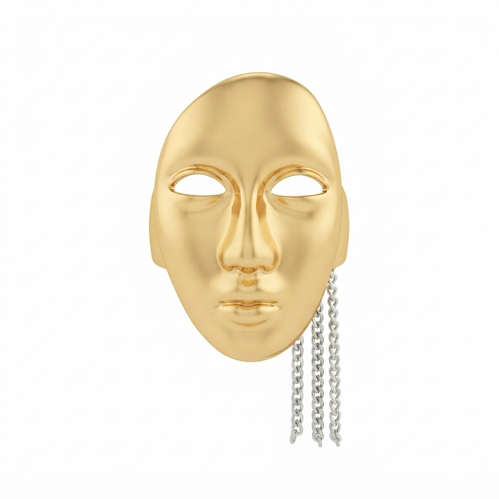SUSHEE Halloween Spooky Face Mask Ring