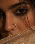 SUSHEE Karwa Chauth Dainty CZ Nose Pin