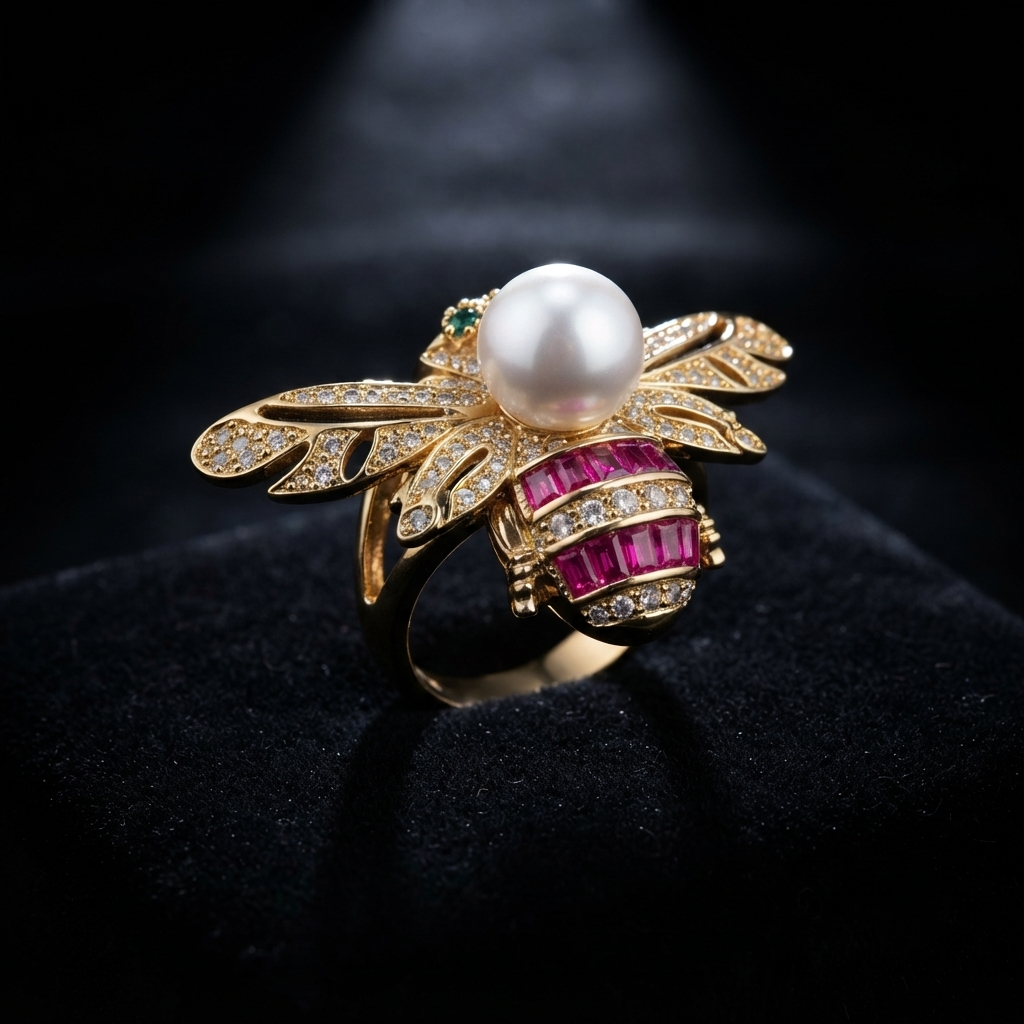 SUSHEE Royal Bee Statement Ring