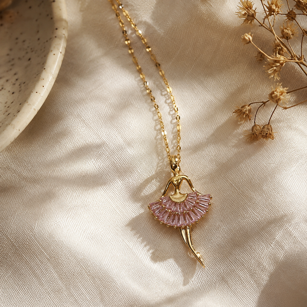 Ballerina Crystal Pendant