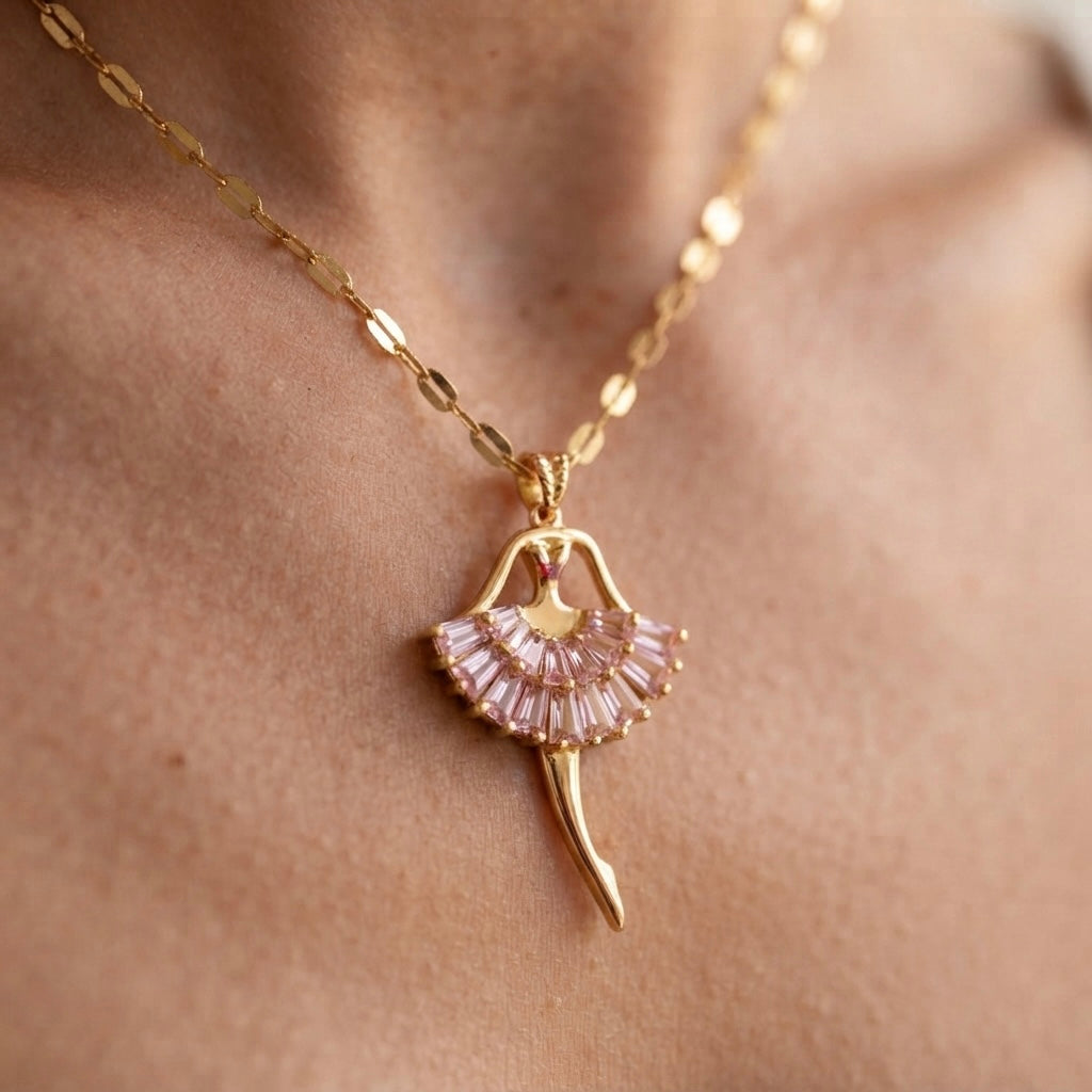 Ballerina Crystal Pendant