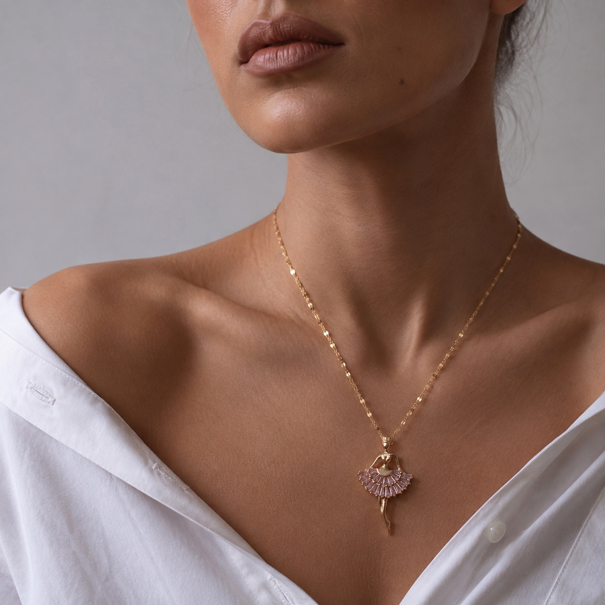 Ballerina Crystal Pendant