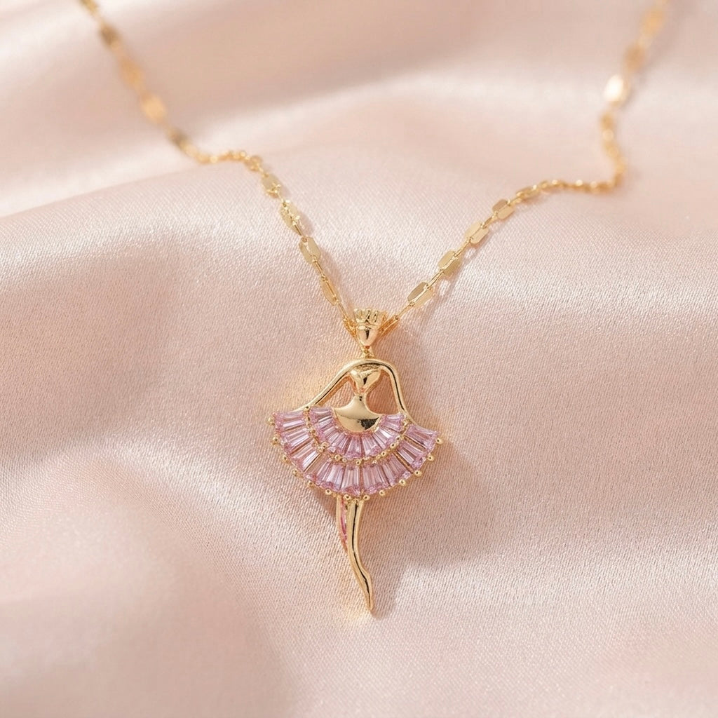 Ballerina Crystal Pendant
