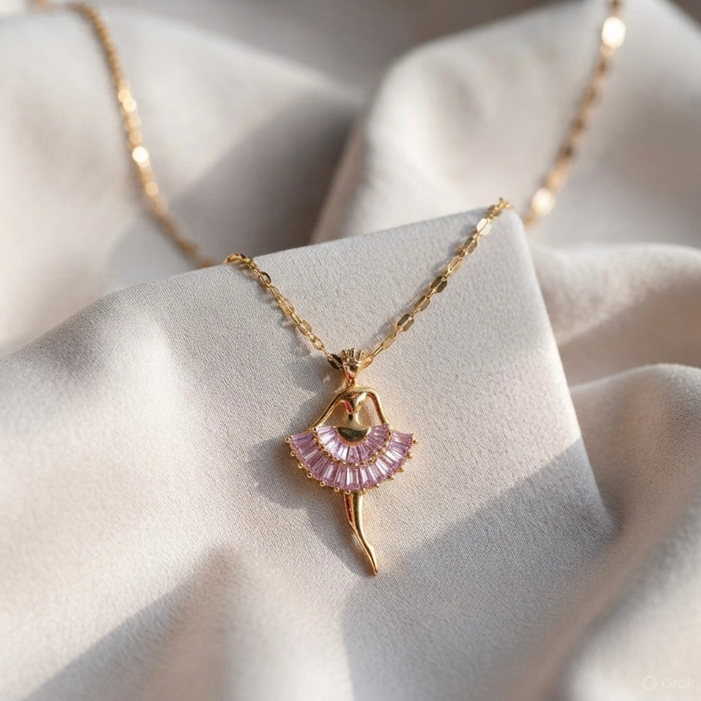 Ballerina Crystal Pendant