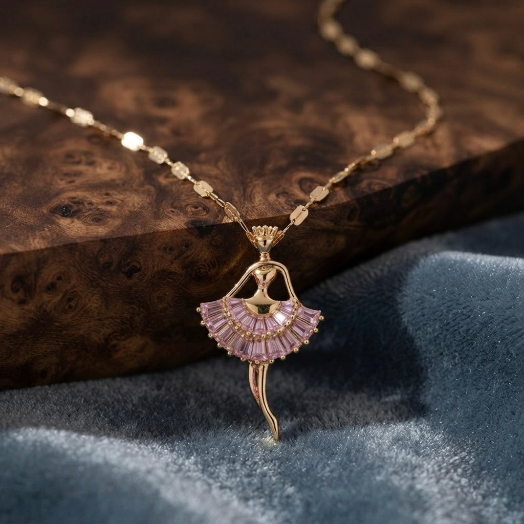 Ballerina Crystal Pendant