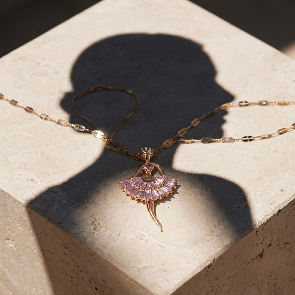 Ballerina Crystal Pendant