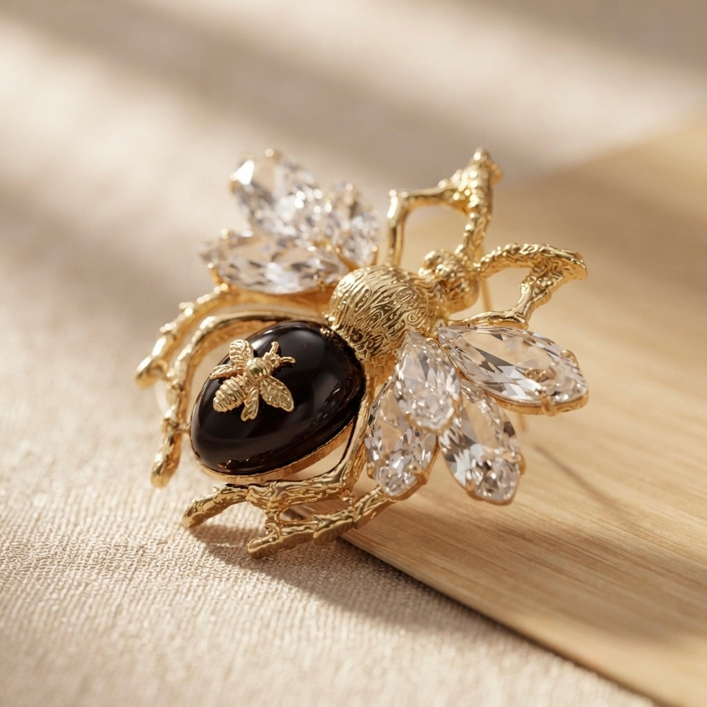 SUSHEE Fly Crystal Statement Earrings