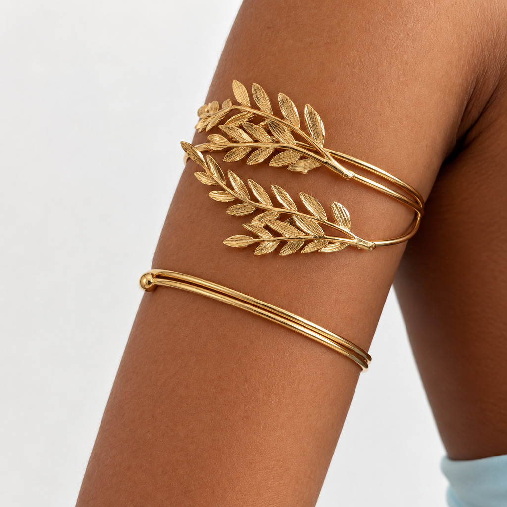 SUSHEE Gold-Tone Statement Armlet