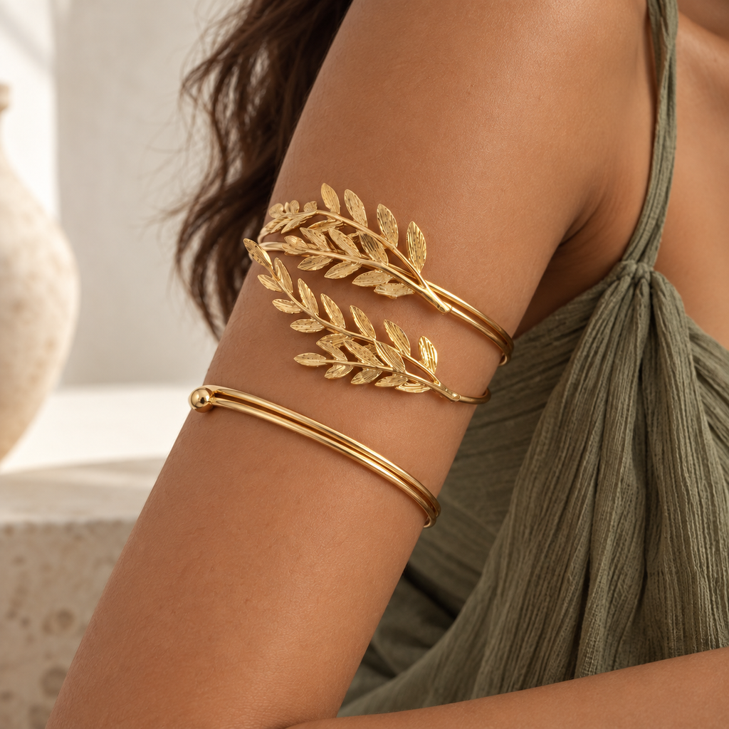 SUSHEE Gold-Tone Statement Armlet
