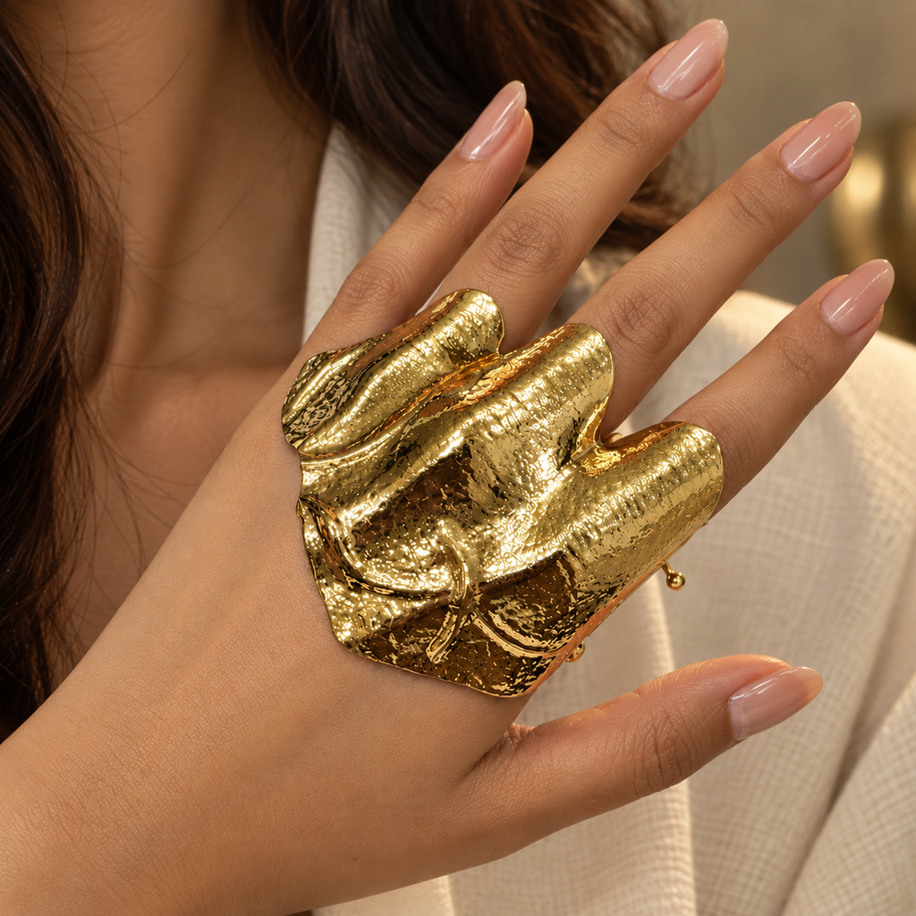 Solara Ring By Sushee — inspired by the sun, warm and radiant