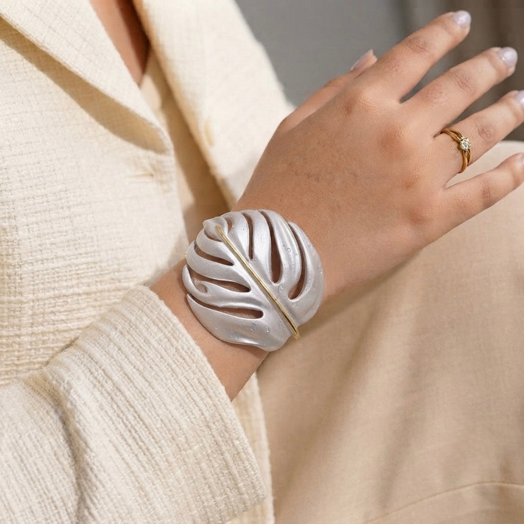 SUSHEE Turkish Leaf Statement Cuff