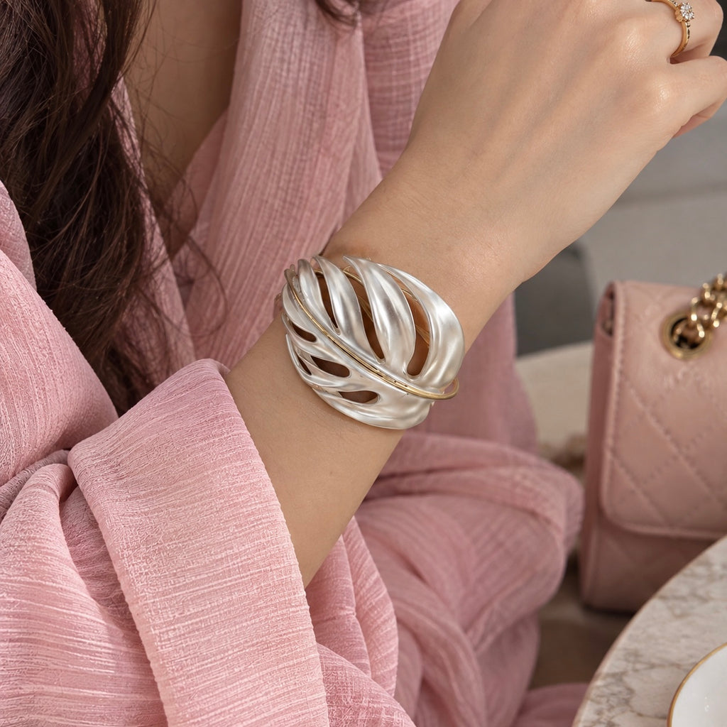SUSHEE Turkish Leaf Statement Cuff