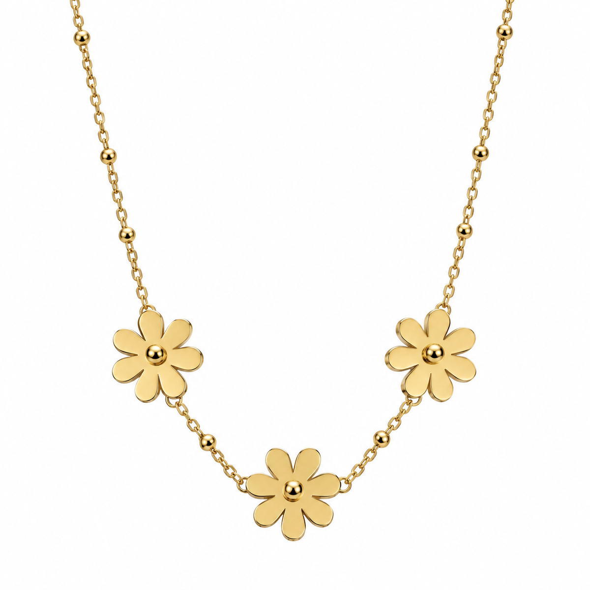 SUSHEE Golden Daisy Necklace