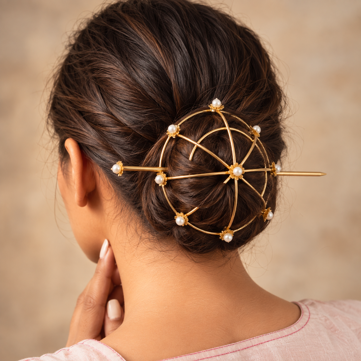 SUSHEE Antique Brass Juda Bun