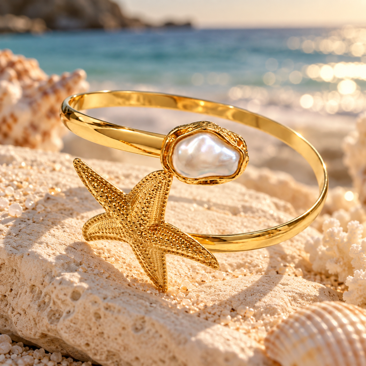 SUSHEE Gold-Tone Statement Armlet