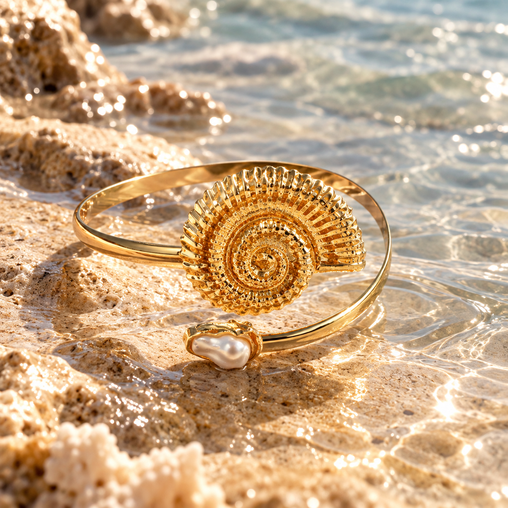SUSHEE Gold-Tone Statement Armlet