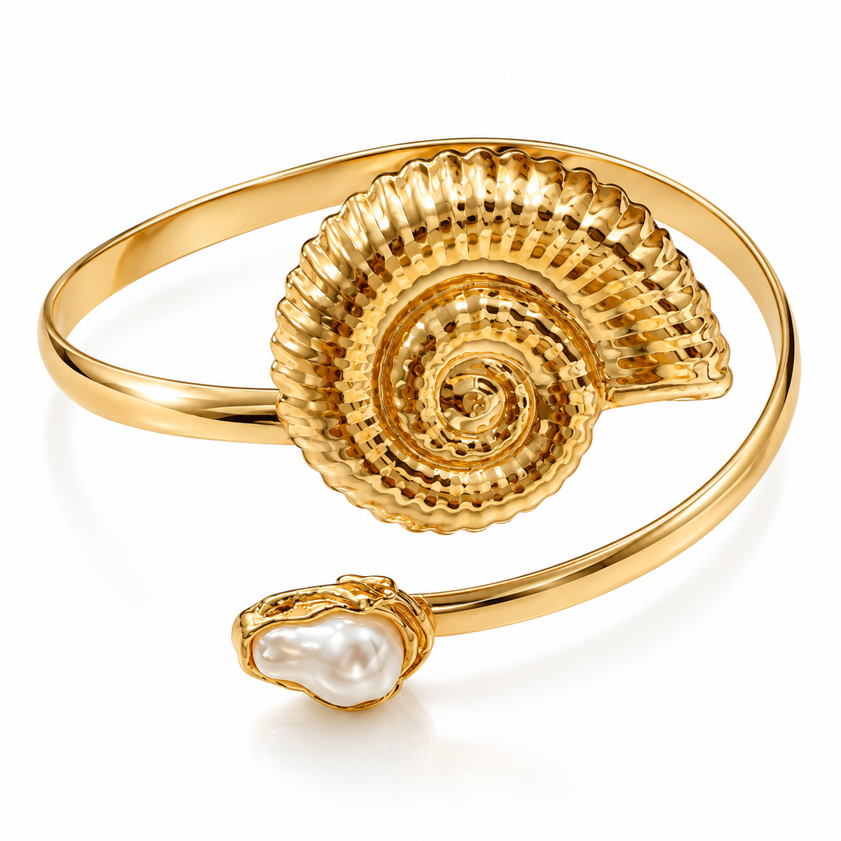 SUSHEE Gold-Tone Statement Armlet