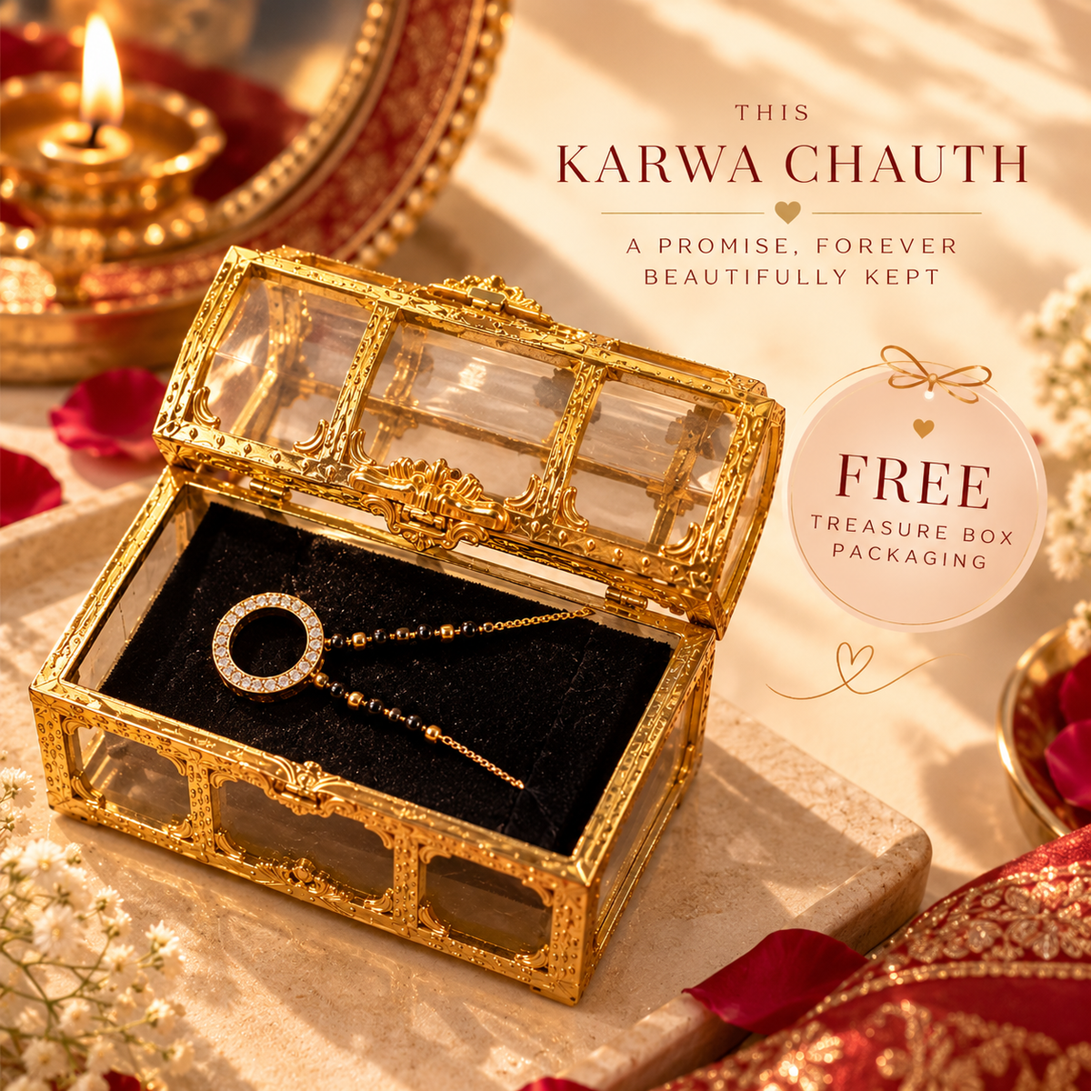 SUSHEE Royal Treasure Round Mangalsutra – Karwa Chauth Special