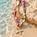 SUSHEE Starfish Dreams Convertible Scarf Necklace