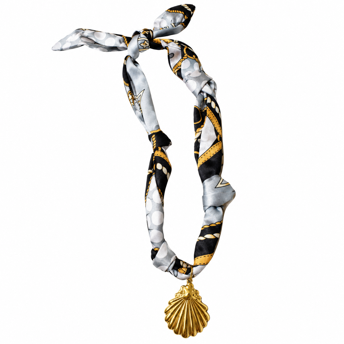 SUSHEE Multicolour Beachy Scarf Pendant Necklace