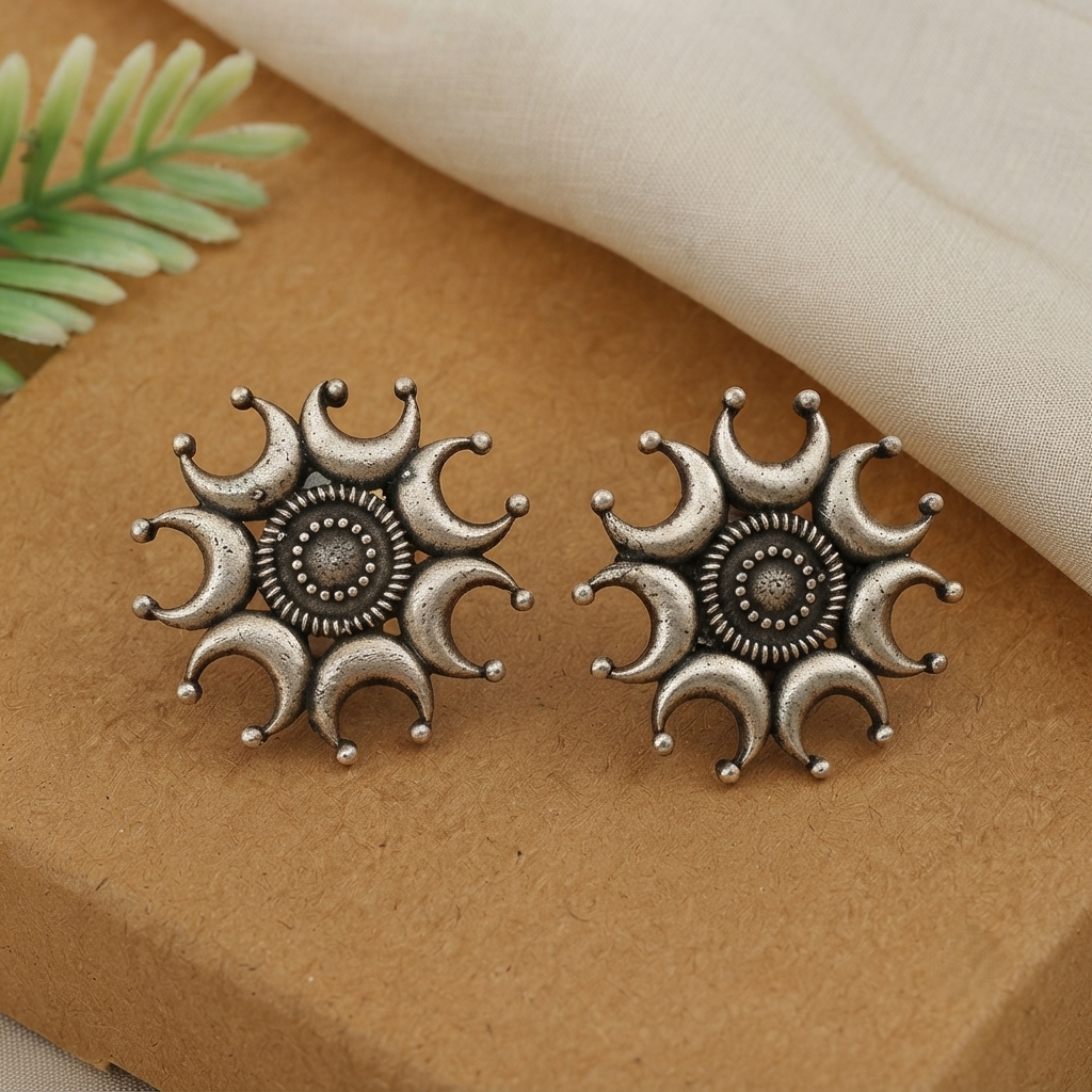 Navratri Surya Earrings By Sushee